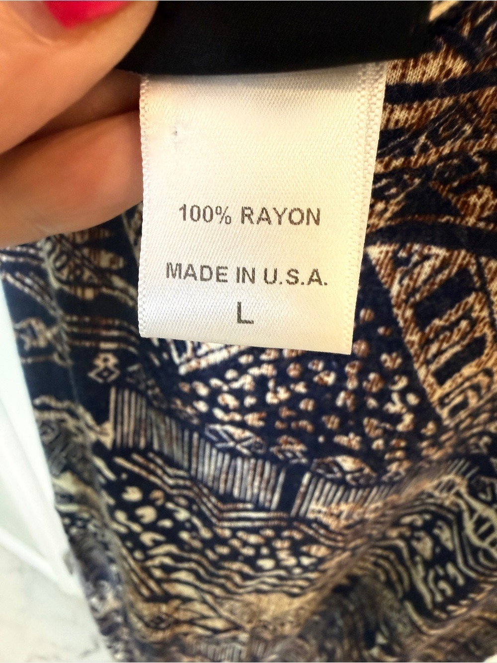 Bobeau Geometric Tribal Print Lattice Back Maxi Dress Large - Picture 5 of 6